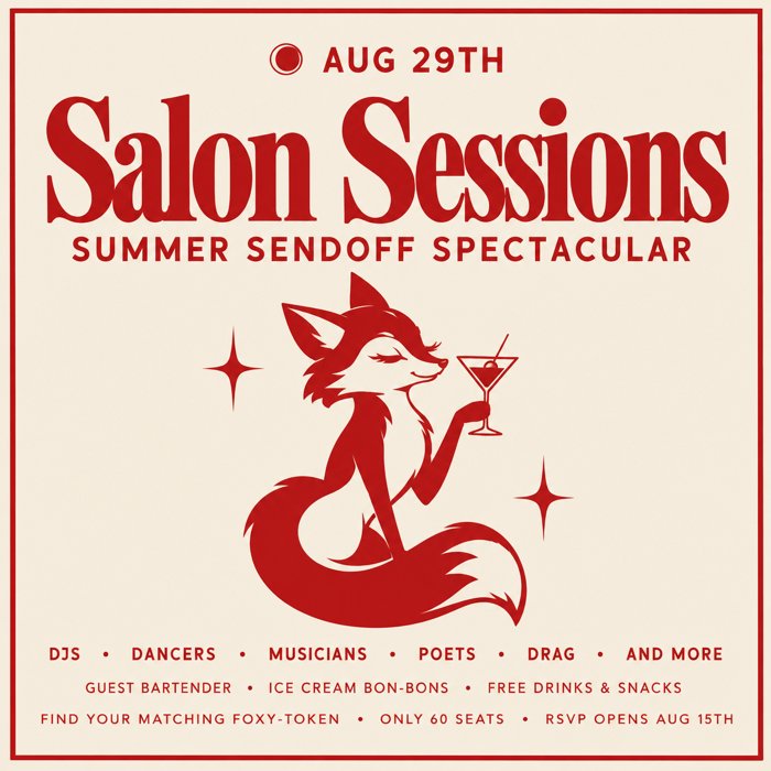 Salon Sessions Summer Sendoff Spectacular poster